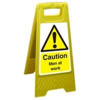 Floor Sign Men At Work Polypropylene 60 x 30 cm