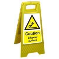 Floor Sign Slippery Surface Polypropylene 60 x 30 cm