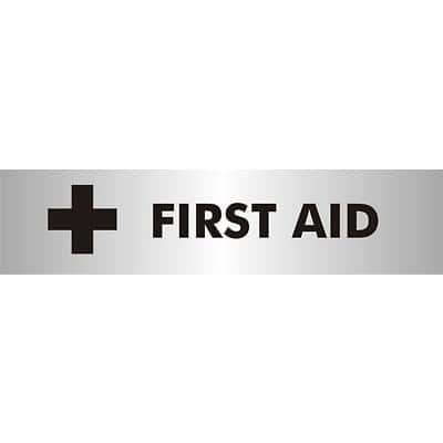 School Sign First Aid Acrylic 4.5 x 19 cm
