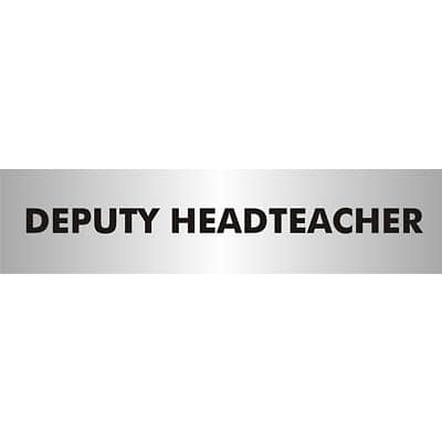 School Sign Deputy Headteacher Acrylic 4.5 x 19 cm