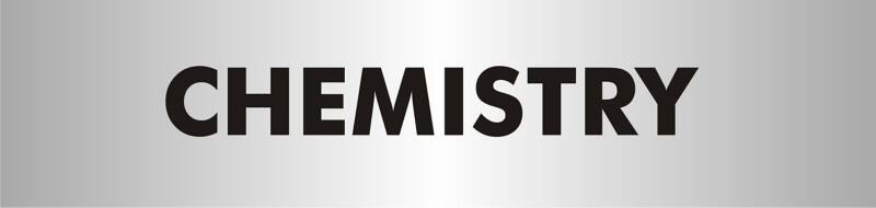 School Sign Chemistry Adhesive Acrylic 4.5 x 19 cm