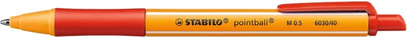 STABILO pointball Ballpoint Pen 0.5 mm Red