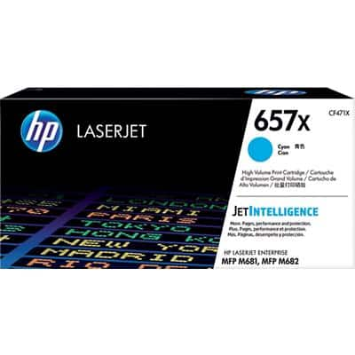 HP 657X Original Toner Cartridge CF471X Cyan