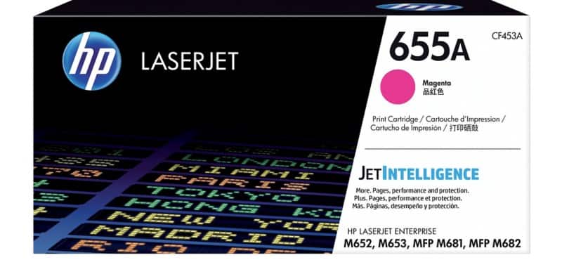 HP 655A Original Toner Cartridge CF453A Magenta