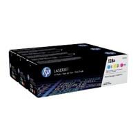 HP 128A Original Toner Cartridge CF371AM 3 Colours Pack of 3