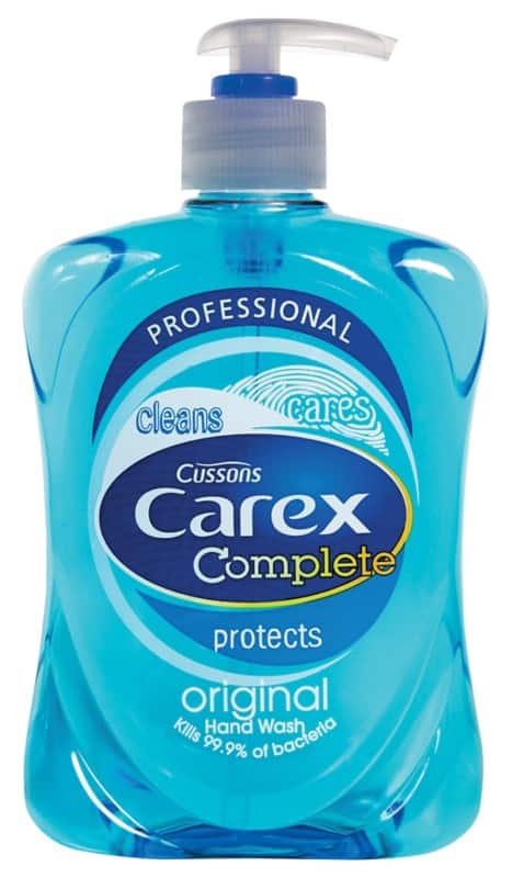 Carex Professional Hand Soap Antibacterial Liquid Blue 31345 500 ml