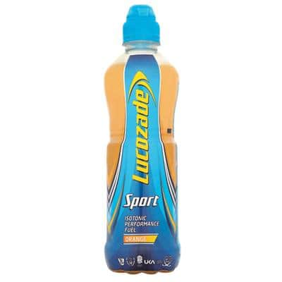 Lucozade Sport Orange Soft Drink 500ml 12 Bottles