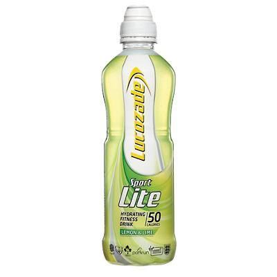 Lucozade Lemon and Lime Lemon and Lime Soft Drink 500 ml 12 Pieces of 500 ml