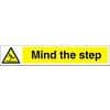 Warning Sign Mind The Step Vinyl 5 x 30 cm