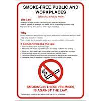 Prohibition Sign No Smoking Vinyl 42 x 59.4 cm