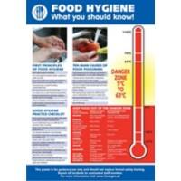 Health & Safety Poster Food Hygiene Vinyl 42 x 59.4 cm