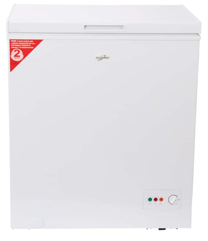 Statesman CHF150 Chest Freezer 150 L Energy Rating A+ White  