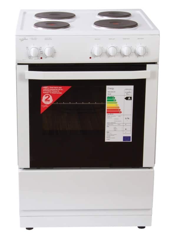 Statesman Electric Cooker Single Cavity NAPIER60EW 2000W 61L White