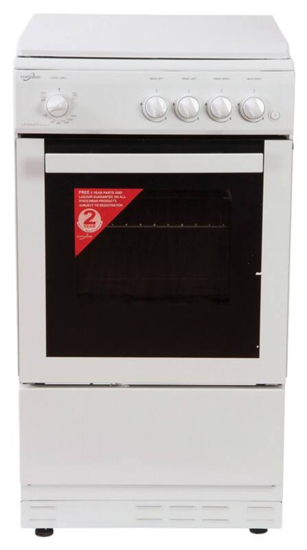 Statesman Gas Cooker with Lid LEGACY50GSLF 2100W White