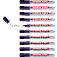 edding Permanent Marker 8280 Bullet 3 mm Purple Pack of 10