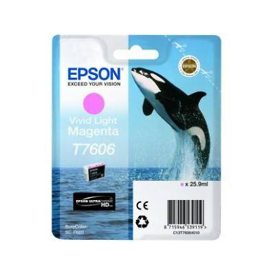 Epson T7606 Original Ink Cartridge C13T76064010 Magenta