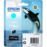 Epson T7602 Original Ink Cartridge C13T76024010 Cyan