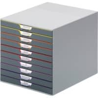 DURABLE Drawer Unit VARICOLOR 10 Plastic Multicolour 29.2 x 28 x 35.6 cm