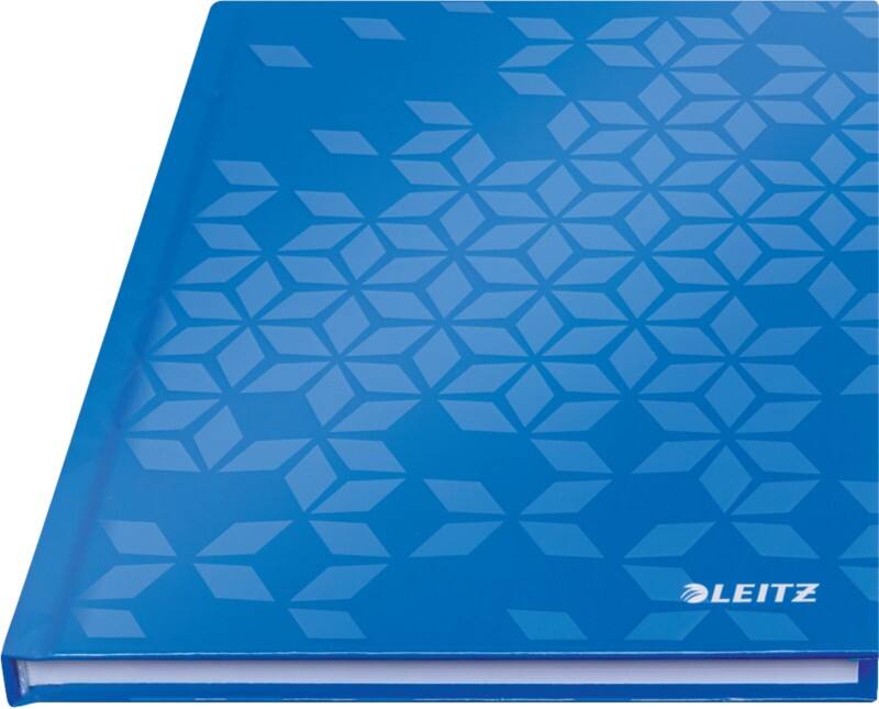 Leitz WOW Notebook A5 ruled with hardcover 46271036 160 Pages 80 sheets Blue