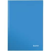 Leitz WOW Notepad A5 Ruled Casebound Cardboard Metallic Blue 160 Pages