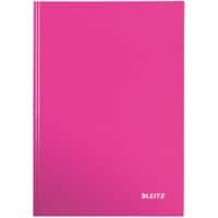 Leitz WOW Notepad A5 Ruled Casebound Cardboard Pink 160 Pages