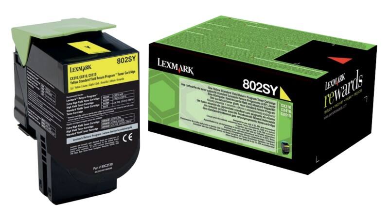 Lexmark Original Toner Cartridge 80C2SY0 Yellow