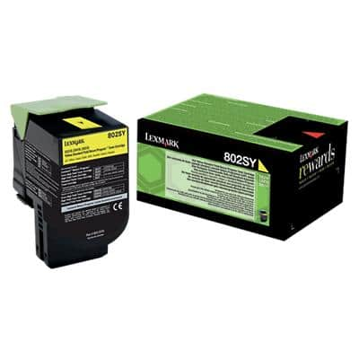 Lexmark Original Toner Cartridge 80C2SY0 Yellow