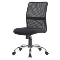 Realspace Ness Office Chair Basic Tilt Fabric Without armrest Height-Adjustable Seat Black 110 kg