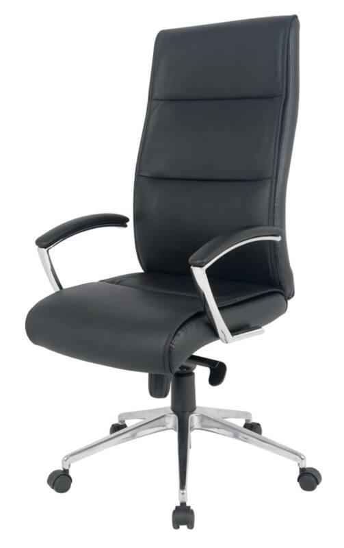 Workpro Executive Chair Lima Bonded Leather Black Viking Direct Uk