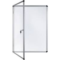 Bi-Office Wall Mountable Lockable Noticeboard Enclore Indoor Magnetic 50 x 67.4 cm White