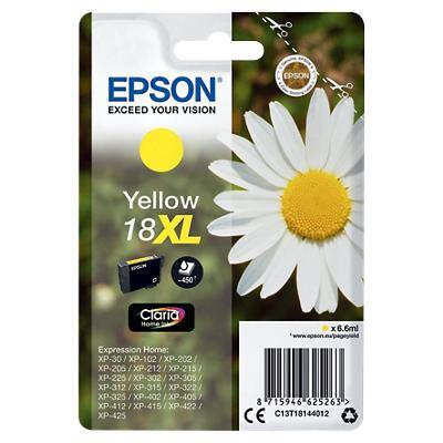 Epson 18XL Original Ink Cartridge C13T18144012 Yellow