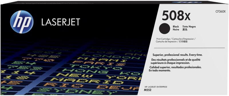 HP 508X Original Toner Cartridge CF360X Black