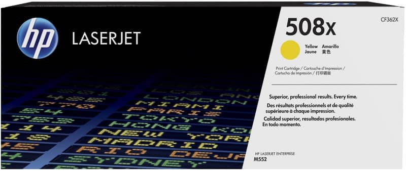 HP 508X Original Toner Cartridge CF362X Yellow