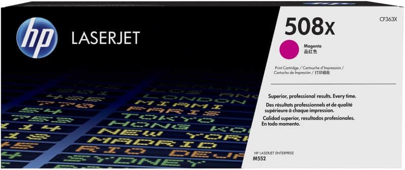 HP 508X Original Toner Cartridge CF363X Magenta