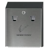 Rubbermaid Cigarette Bin 25.4 x 7.62 x 31.7cm Silver