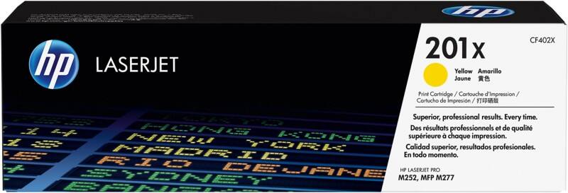 HP 201X Original Toner Cartridge CF402X Yellow
