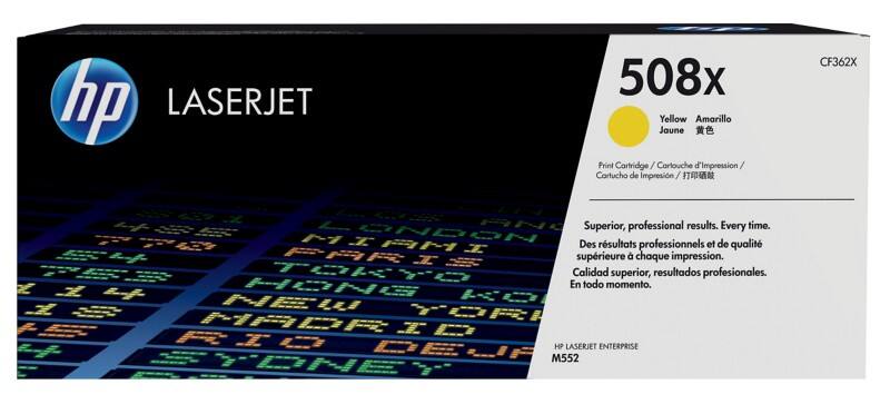 HP 508X Original Toner Cartridge CF362XC Yellow