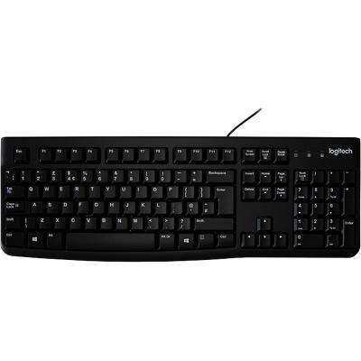 Logitech Wired Keyboard K120 QWERTY GB Black