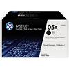 HP 05A Original Toner Cartridge CE505D Black Pack of 2 Duopack