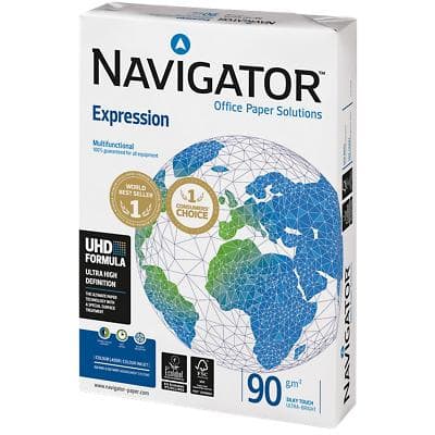 Navigator Expression A3 Printer Paper 90 gsm Smooth White 500 Sheets