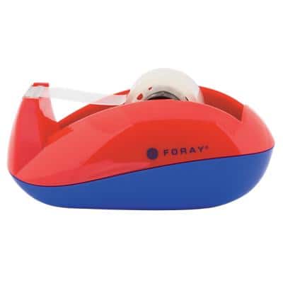 Foray Tape dispenser + Tape Roll Generation Red, Blue 43 x 76 x 76mm