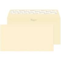 Premium Business Envelopes Plain DL 220 (W) x 110 (H) mm Adhesive Strip Cream 120 gsm Pack of 500