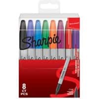 Sharpie Markers Fine Assorted Pack of 8