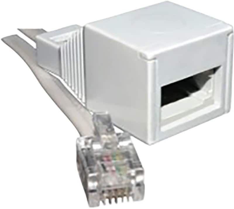 Titan Plug to BT Socket RJ11 White