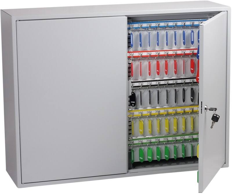 Phoenix Commercial Key Cabinet with Key Lock and 600 Hooks KC0607K 550 x 730 x 205mm