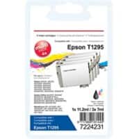 Office Depot T1295 Compatible Epson Ink Cartridge C13T12954012 Black, Cyan, Magenta, Yellow Pack of 4 Multipack