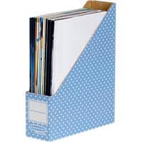 Bankers Box Style Magazine File Blue 311 (H) x 258 (D) x 78 (W) mm Pack of 10