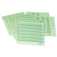 Legamaster Magnetic Date Strips Green