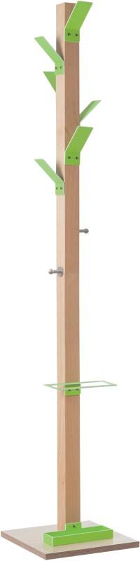 meet powered by PAPERFLOW Coat Stand PECPP.08 350 x 350 x 1800mm Green