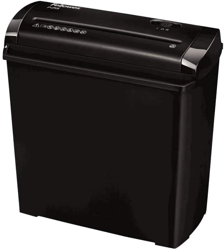 Fellowes Powershred Shredder 5 Sheets 5 Sheets Strip Cut Security Level P-1 11 L P-25S